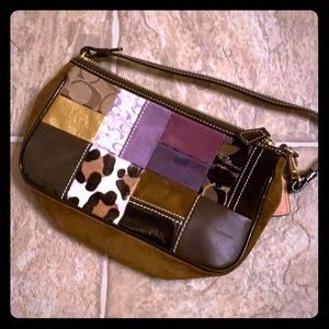 Coach handbag- patchwork print